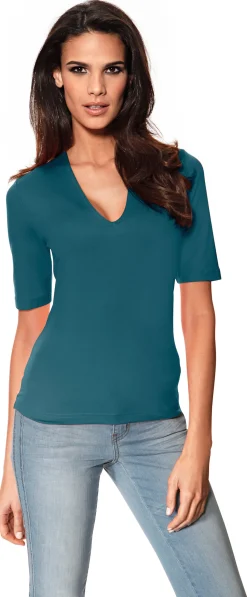Kurzarmshirt mit Halbarm