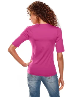Kurzarmshirt mit Halbarm