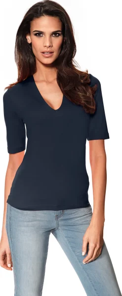 Kurzarmshirt mit Halbarm