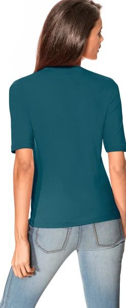 Kurzarmshirt mit Halbarm