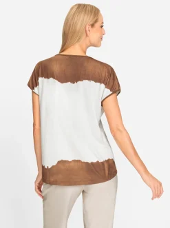 Kurzarmshirt mit Herz-Motiv