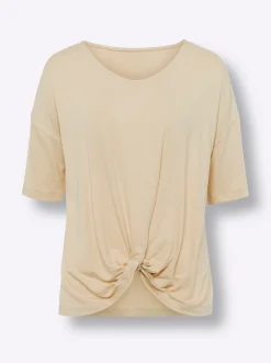 Kurzarmshirt mit Knoten-Optik