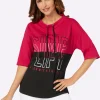 Kurzarmshirt mit Lettring-Druck
