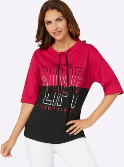 Kurzarmshirt mit Lettring-Druck