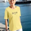 Kurzarmshirt mit Muschel-Druck