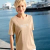 Kurzarmshirt mit Muschel-Druck