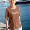 Kurzarmshirt mit Muschel-Druck
