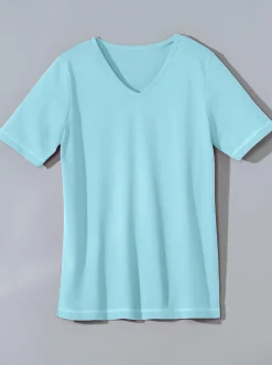 Kurzarmshirt mit Seitenschlitzen