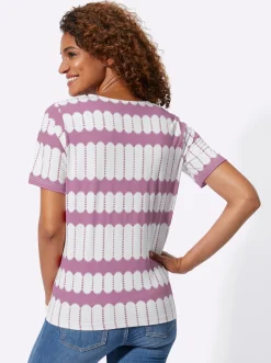 Kurzarmshirt mit V-Ausschnitt