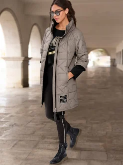 Kurzmantel Ärmel mit breiten Stretch-Bündchen