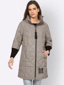 Kurzmantel Ärmel mit breiten Stretch-Bündchen