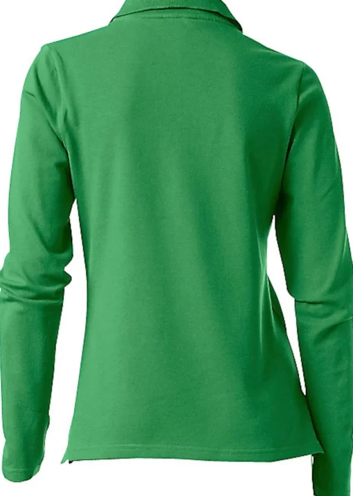 Langarm-Poloshirt in Pikee-Qualität