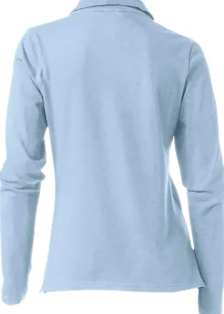 Langarm-Poloshirt in Pikee-Qualität