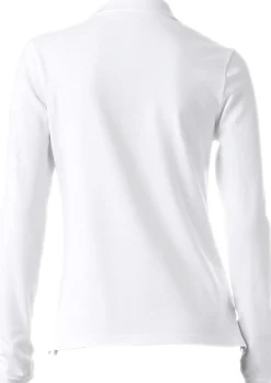 Langarm-Poloshirt in Pikee-Qualität