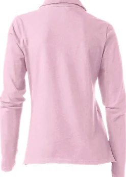 Langarm-Poloshirt in Pikee-Qualität