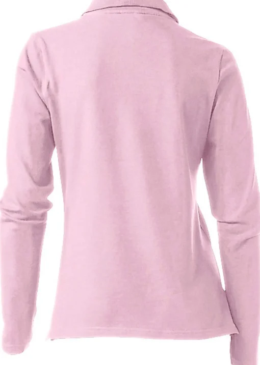Langarm-Poloshirt in Pikee-Qualität