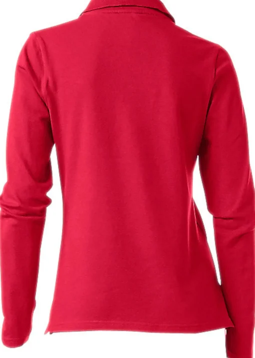 Langarm-Poloshirt in Pikee-Qualität