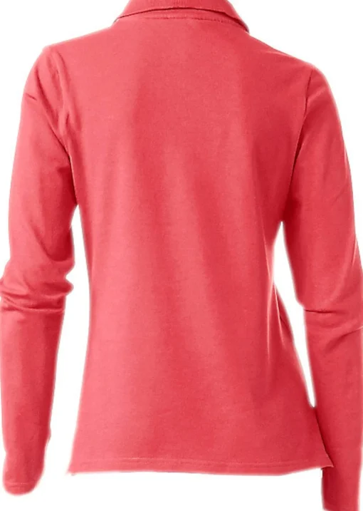 Langarm-Poloshirt in Pikee-Qualität