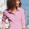 Langarm-Poloshirt in reiner Baumwoll-Qualität