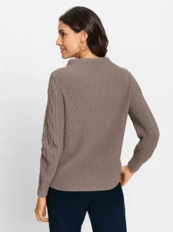 Langarm-Pullover aus weicher Baumwolle