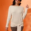 Langarm-Pullover im Baumwoll-Modal-Mix