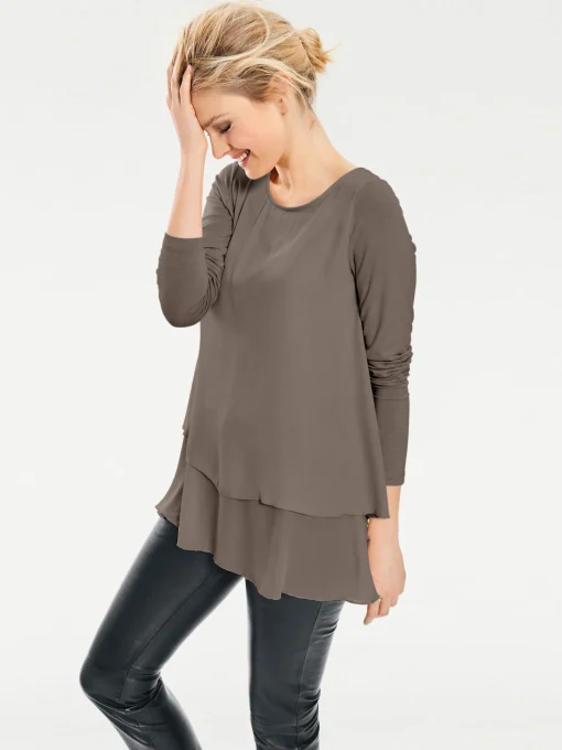 Langarmshirt in 2-in-1-Optik