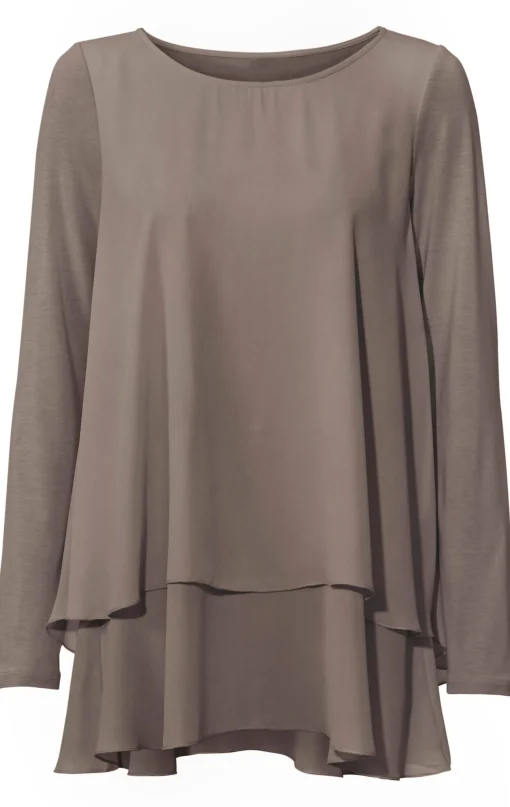 Langarmshirt in 2-in-1-Optik