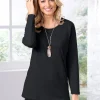 Langarmshirt in weiter Form