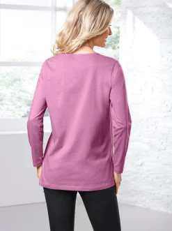 Langarmshirt in weiter Form