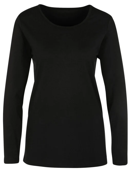 Langarmshirt in weiter Form