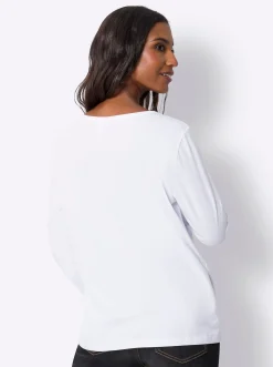 Langarmshirt mit Lettering