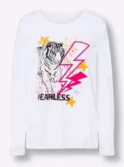 Langarmshirt mit Lettering