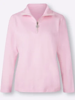 Langarmshirt mit Schneeflocken-Anhänger