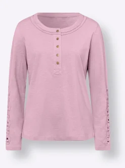 Langarmshirt mit Spitze