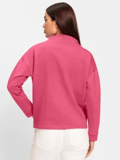 Langarmshirt mit Stehkragen