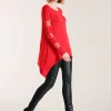 Langarmshirt mit transparenten Einsätzen