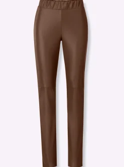 Lederimitat-Leggings