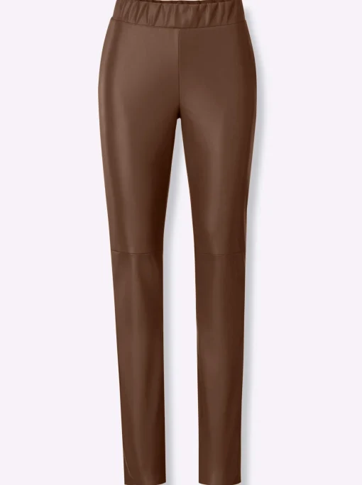 Lederimitat-Leggings