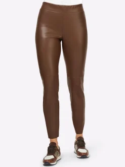 Lederimitat-Leggings
