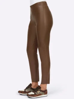 Lederimitat-Leggings