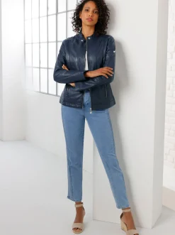 Lederjacke