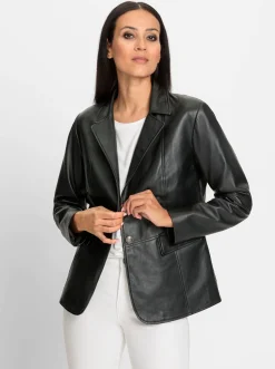 Leder-Jacke