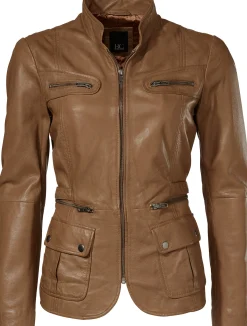 Leder-Jacke