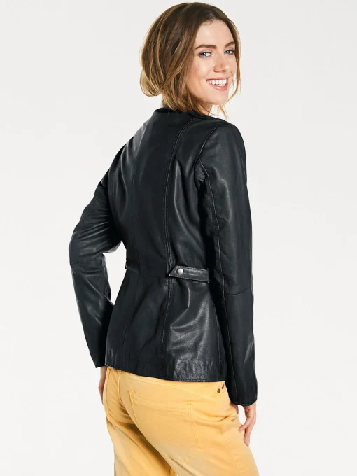 Leder-Jacke