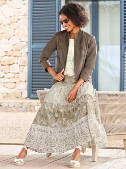 Lederjacke aus Ziegen-Veloursleder