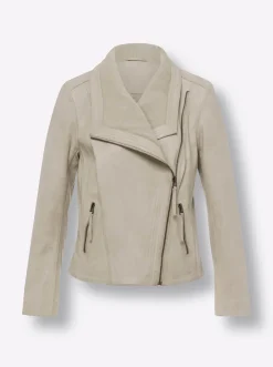 Lederjacke in taillierter Schnittform