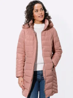 Longjacke im Steppmuster-Mix