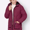 Longjacke mit elastischen Bündchen