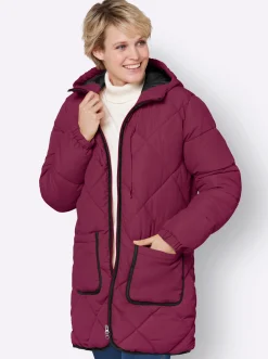 Longjacke mit elastischen Bündchen