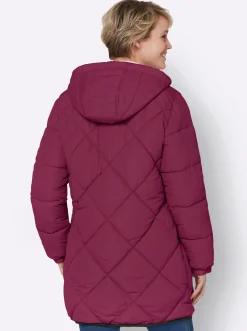 Longjacke mit elastischen Bündchen